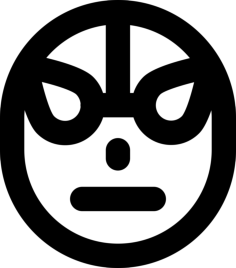 25 Mexican Wrestling Masksvg Icon Svg Vector, Free Vectors File
